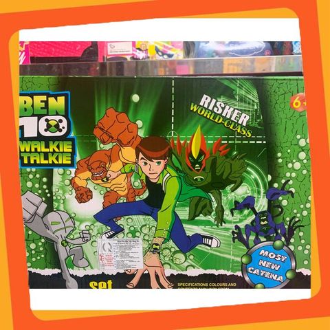 Bộ đàm, ống nhòm, la bàn, đèn pin đồ chơi cho bé (613 BEN10 Walkie Talkie)
