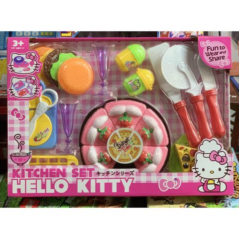 Bộ Đồ Chơi Cắt Bánh Pizza - Hello Kitty (662-10)