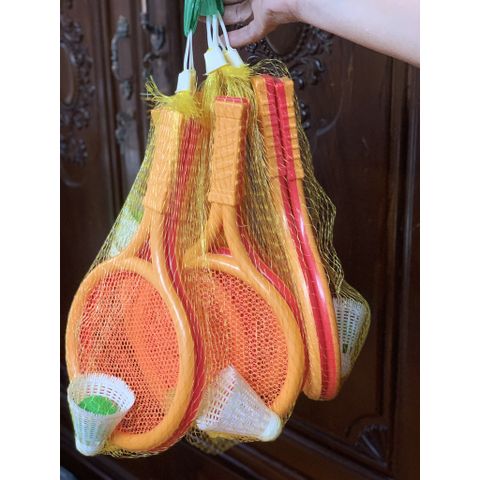 Bộ vợt đánh bóng bằng nhựa đồ chơi cho bé có 3 loại kích cỡ