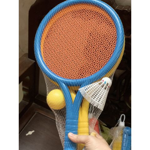 Bộ vợt đánh bóng bằng nhựa đồ chơi cho bé có 3 loại kích cỡ