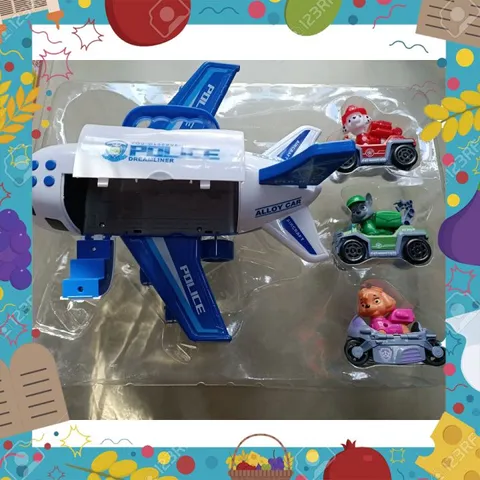 Set Đồ Chơi 3 Nhân Vật Chó Cứu Hộ Và Máy Bay #679-45