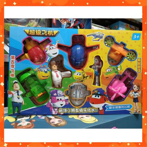 Set Đồ Chơi Lắp Ghép Biến Hình Đội Bay Siêu Đẳng #5535