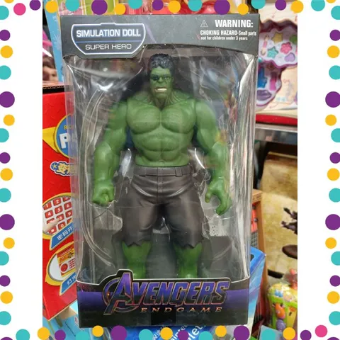 Mô Hình Nhân Vật Siêu anh hùng Người Khổng Lồ Xanh Hulk Cao 22cm Đồ Chơi Cho Bé
