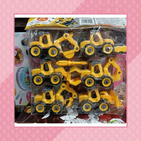 Bộ 6 Xe Đồ Chơi Có Dụng Cụ Tháo Lắp #974
