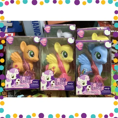 Ngựa Pony Cỡ Nhỏ Đồ Chơi Búp Bê Cho Bé Chọn Màu Ngẫu Nhiên (BK-717A) Baby Horse