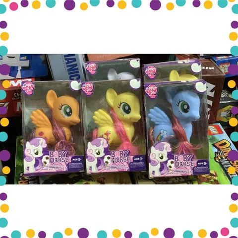 Ngựa Pony Cỡ Nhỏ Đồ Chơi Búp Bê Cho Bé Chọn Màu Ngẫu Nhiên (BK-717A) Baby Horse