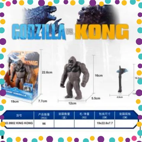 MÔ HÌNH KING KONG KÍCH THƯỚC CAO 16CM (9902) ĐỒ CHƠI TRẺ EM