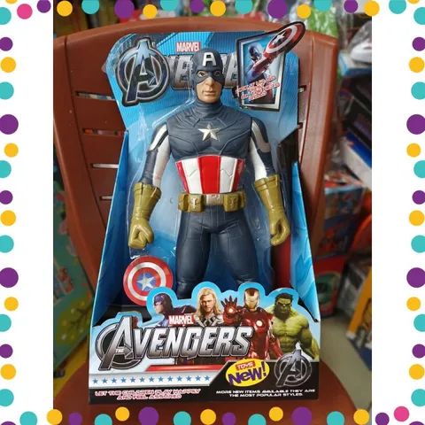Mô Hình Nhân Vật Siêu Anh Hùng Đội Trưởng Mĩ Cao 30cm Đồ Chơi Cho Bé Captain America