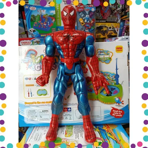 Đồ Chơi Trẻ Em Siêu Nhân Người Nhện 42cm Có Đèn Và Nhạc #3699