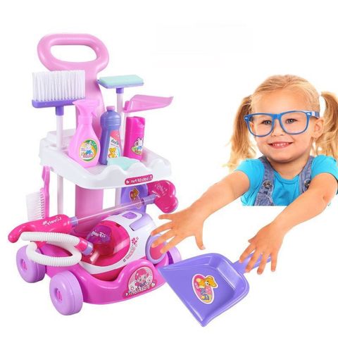 Đồ Chơi Máy Hút Bụi Lau Dọn Nhà Cửa 5952 Kèm Pin Có Đèn Và Nhạc