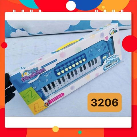 Đồ chơi Đàn Piano Kèm Pin Có Micro Cho Bé Tập Hát #3206
