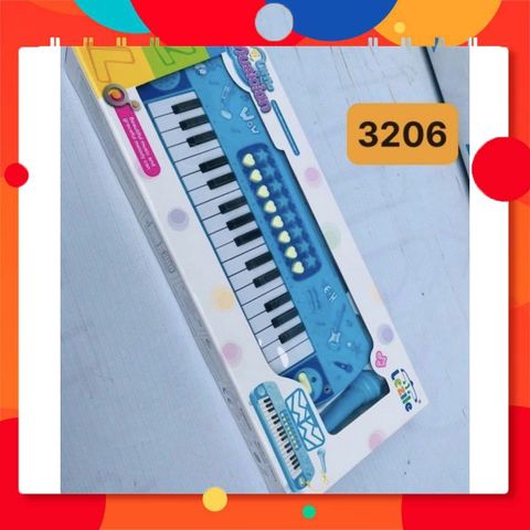 Đồ chơi Đàn Piano Kèm Pin Có Micro Cho Bé Tập Hát #3206