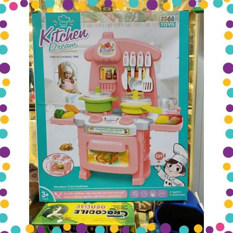 Bộ đồ chơi nấu ăn, đồ chơi nhà bếp cho bé (3568-1) Giao màu ngẫu nhiên