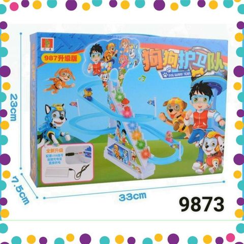 Đồ Chơi Đội Chó Cứu Hộ Trượt Cầu Trượt Nhảy Bậc Thang Vui Nhộn #987