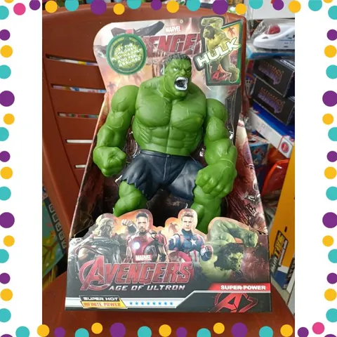 Mô Hình Siêu Anh Hùng Người Khổng Lồ Xanh Hulk Cao 27cm Đồ Chơi Cho Bé