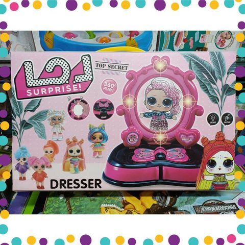 Trang điểm búp bê LOL có đèn và nhạc (2077) đồ chơi cho bé