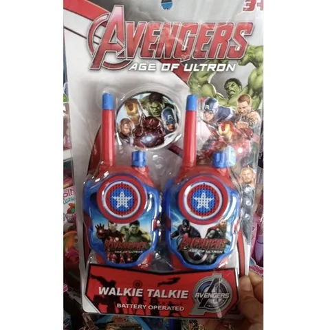 BỘ ĐÀM AVENGERS ĐỒ CHƠI CỦA BÉ CÓ KÈM PIN (1212)