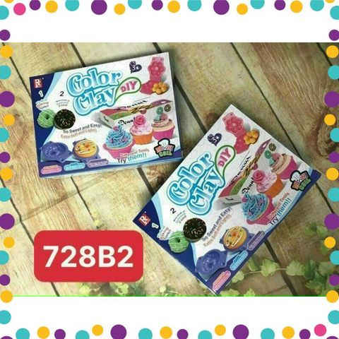 Đồ Chơi Thủ Công Bộ Đất Sét Color Clay (728B-2)