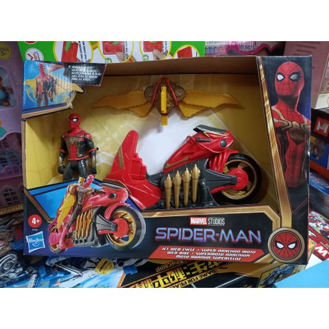 Mô hình Spider Man và xe Motor (7-33)