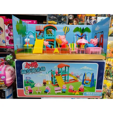 Công viên vui chơi của heo Peppa 7619, đồ chơi nhà búp bê