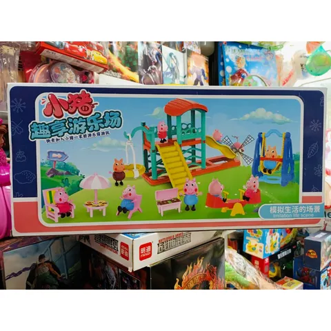 Công viên vui chơi của heo Peppa 7619, đồ chơi nhà búp bê