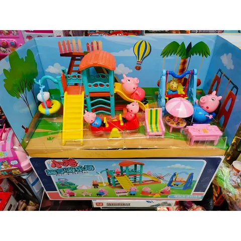 Công viên vui chơi của heo Peppa 7619, đồ chơi nhà búp bê