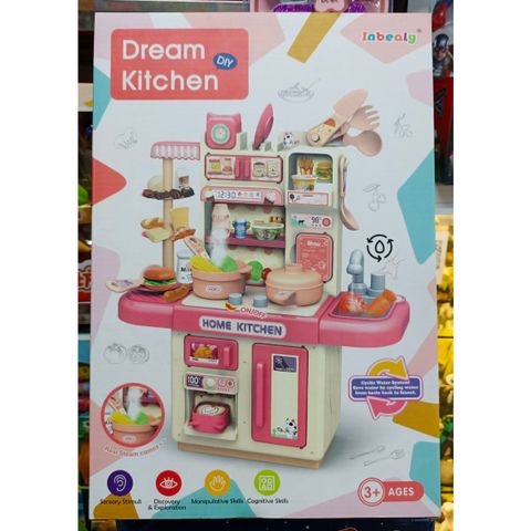 Bộ bếp nấu ăn đồ chơi cho bé 36T-1 có đèn và âm thanh