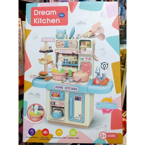 Bộ bếp nấu ăn đồ chơi cho bé 36T-1 có đèn và âm thanh