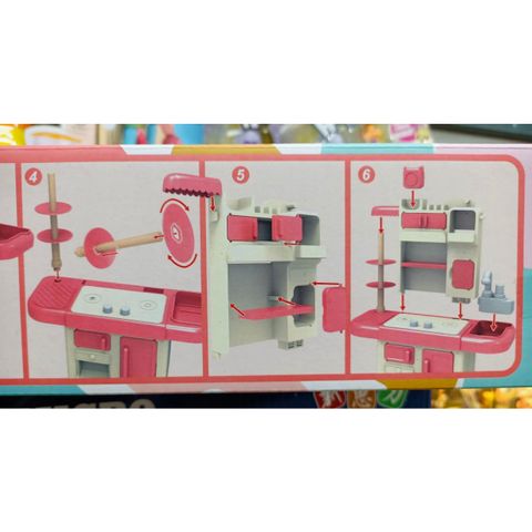 Bộ bếp nấu ăn đồ chơi cho bé 36T-1 có đèn và âm thanh