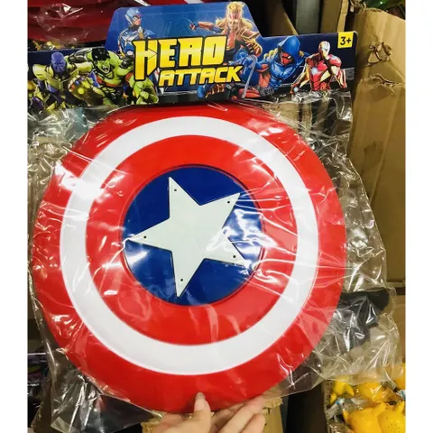 Khiên đội trưởng Mĩ Captain America có đèn và nhạc đồ chơi cho bé