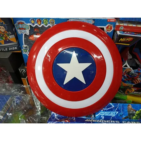 Khiên đội trưởng Mĩ Captain America có đèn và nhạc đồ chơi cho bé