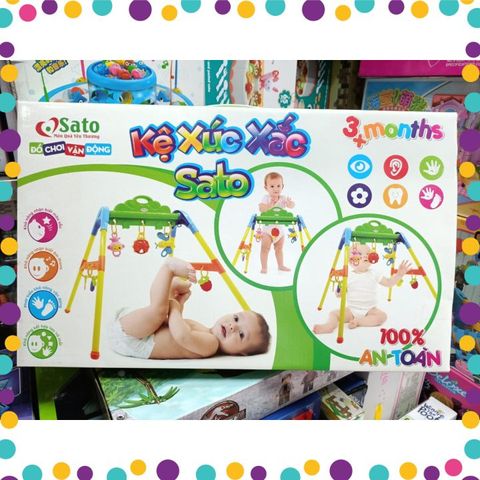 Kệ treo xúc xắc đồ chơi cho bé chính hãng Sato 034