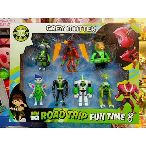Mô hình 7 nhân vật GREY MATTER ROAD TRIP FUN TIME 8 có đèn phát sáng 0855A-7