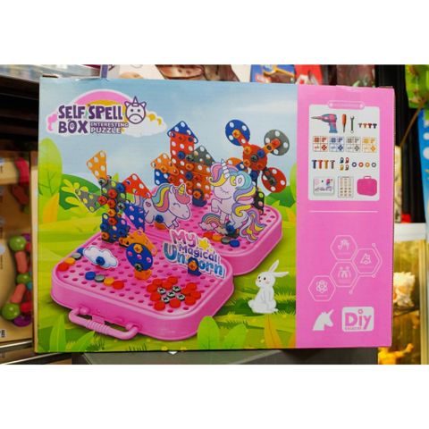 Hộp vali xếp hình 321-335 Unicorn