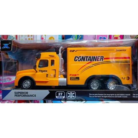 Đồ chơi xe tải container điều khiển từ xa có đèn (701A-2)