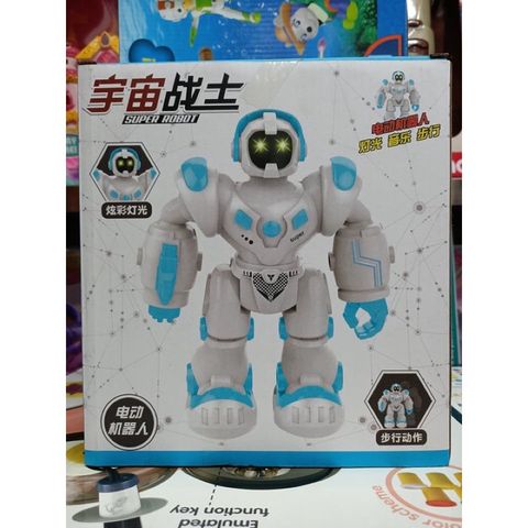 Robot đồ chơi chạy bằng pin có âm thanh và đèn sáng (638)