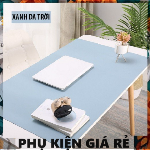 Tấm lót bàn làm việc bằng da PU cao cấp, nhiều kích cỡ và màu sắc - Phụ kiện game và văn phòng tiện lợi