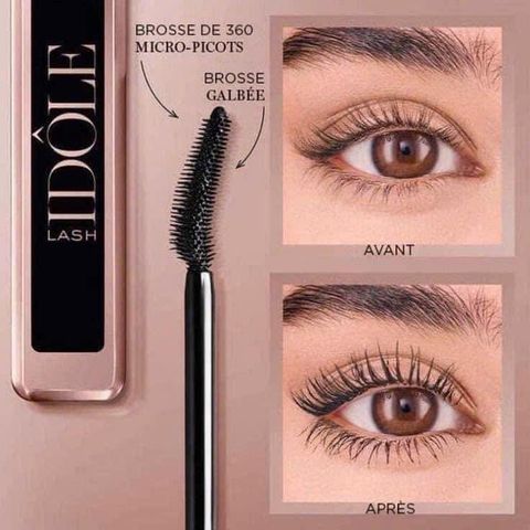 Mascara Cong Dày Mi Lancome Idole Lash Lifting Volumizing 8ml - Giúp Mi Dài, Đẹp, Quyến Rũ - Đồ Trang Điểm Thiết Yếu