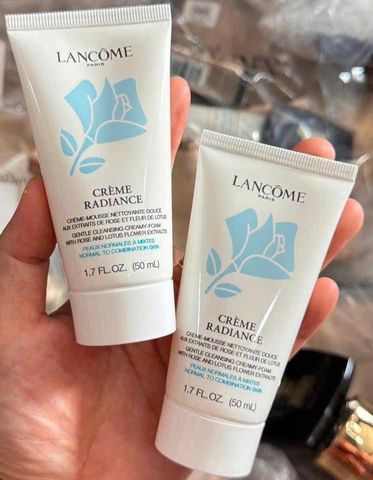 Sữa Rửa Mặt Lancome Creme Radiance 50ml - Sạch Dịu Nhẹ, Dưỡng Ẩm, Phù Hợp Mọi Loại Da, Làm Sáng Da, Chăm Sóc Da Hàng Ngày