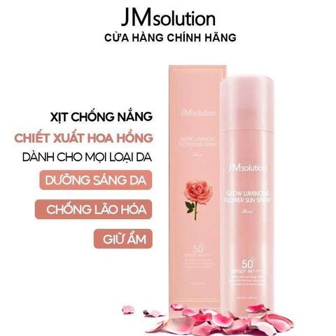 Kcn - Xịt Chống Nắng Jmsolution Chiết Xuất Hoa Hồngspf50+ Pa++++ 180ml 230741