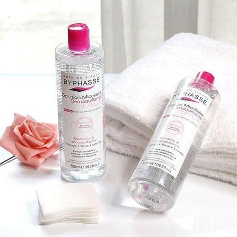 Nước Tẩy Trang Byphasse Solution Micerallaire 500ml - Sạch sâu, nhẹ nhàng, phù hợp mọi loại da, không cần rửa lại, mang lại làn da tươi mới.