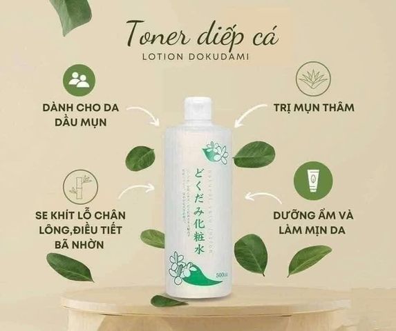 Nước Hoa Hồng Diếp Cá Dokudami Natural Skin Lotion 500ml 230771