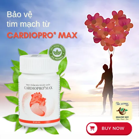 Cardiopro Max - Viên Uống Hỗ Trợ Tim Mạch Organic, Giảm Mỡ Máu, Ngăn Ngừa Xơ Vữa Động Mạch - Hộp 30 Viên Sạch Từ IMC
