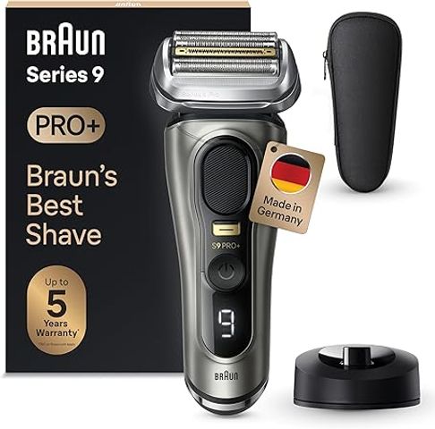 Máy Cạo Râu Braun Series 9 Pro+ 9515s - Cạo ẩm và khô, Công Nghệ AutoSense, Tinh Tế và Chính Xác, Sản Xuất Tại Đức