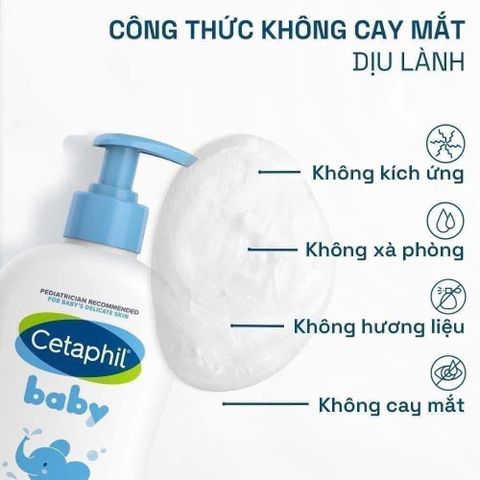 Sữa Tắm - Gội Cetaphil - Baby Gentle Wash & Shampoo 400ml