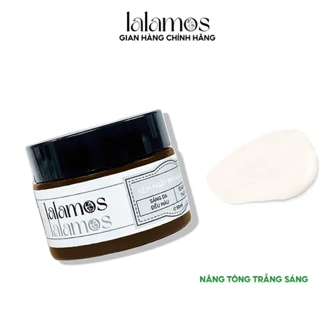 Kem Ngày Kim Ngân Hoa Lalamos 50ml - Dưỡng Trắng Sáng Da, Mờ Thâm, Cấp Ẩm Tối Ưu, Giúp Da Khỏe Mạnh tự nhiên