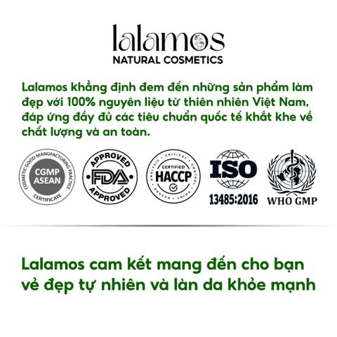 Combo Chăm Sóc Da Trắng Hồng Lalamos - Sữa Rửa Mặt 280ml & Kem Chống Nắng Nhụy Kim Ngân Hoa Nâng Tone SPF 50+ 50ml
