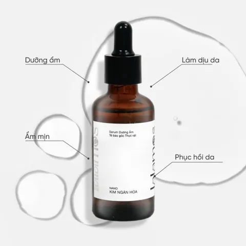 Serum Dưỡng Ẩm Nano Kim Ngân Hoa LALAMOS 50ml - Khôi Phục & Tái Tạo Da Mềm Mại, Chiết Xuất Tự Nhiên, An Toàn Cho Da Nhạy Cảm
