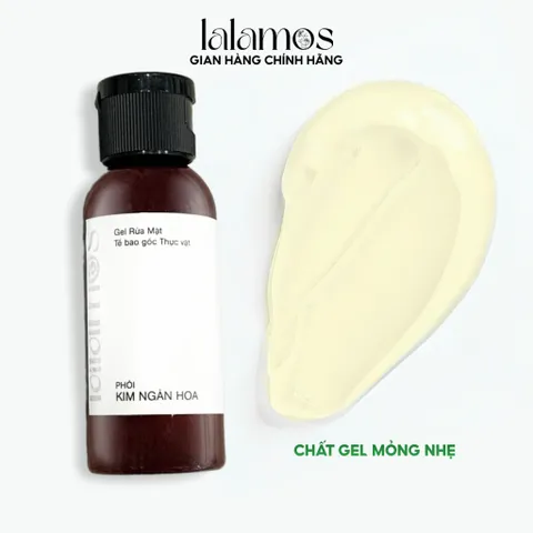 Sữa Rửa Mặt Lalamos Phôi Kim Ngân Hoa Cấp Ẩm 50ml - Sạch Sâu, Dưỡng Ẩm, An Toàn Cho Da Nhạy Cảm, Quà Tặng Tuyệt Vời