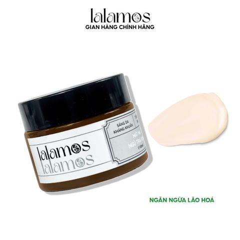 Mặt Nạ Ngủ Trà Xanh Lalamos 50ml - Dưỡng Trắng Da, Ngăn Ngừa Lão Hóa, Cấp Ẩm Đa Tầng, Giúp Da Mịn Màng, Sáng Khỏe Từng Sáng Dậy
